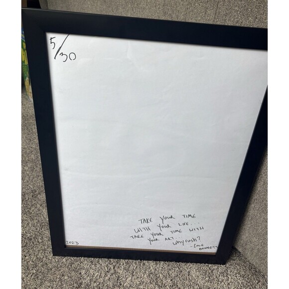 COLE BENNETT LYRICAL LEMONADE AUTOGRAPHED FRAMED POSTER - Picture 5 of 7